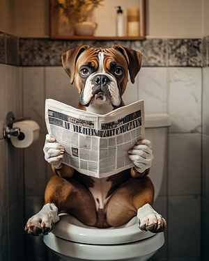 Boxer Potty Print (Copy)