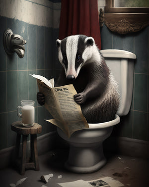 Badger Potty Print