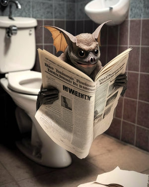 Bat Potty Print