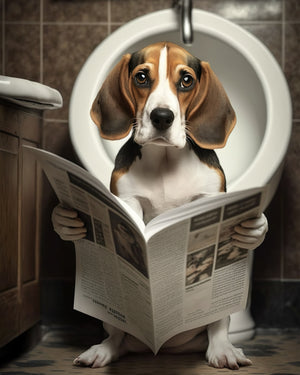 Beagle Potty Print