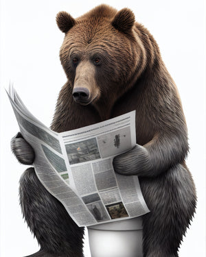 Bear Potty Print