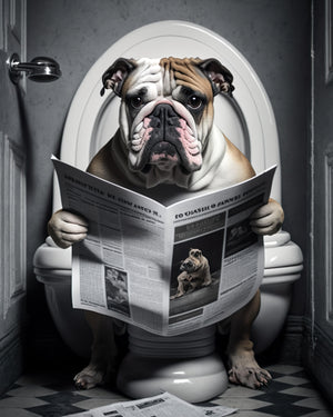 Bulldog Potty Print