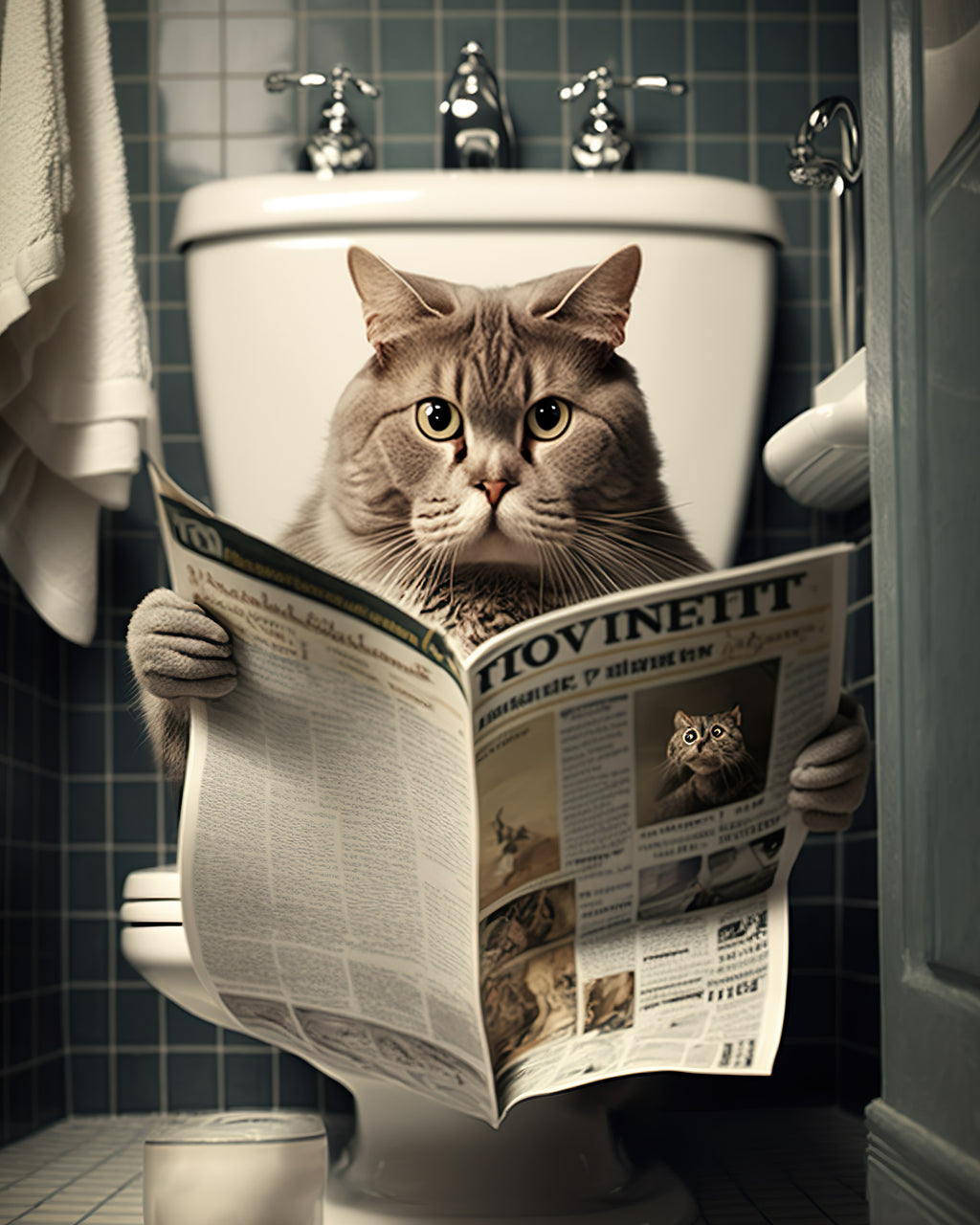 Cat Potty Print