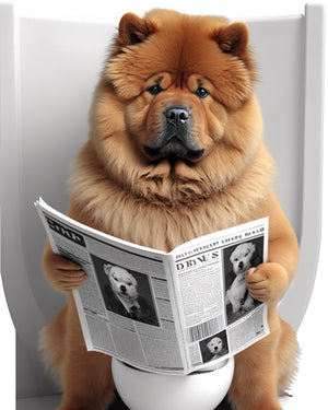 Chow Chow Potty Print
