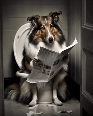 Collie Potty Print