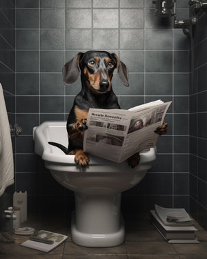 Dachshund Potty Print