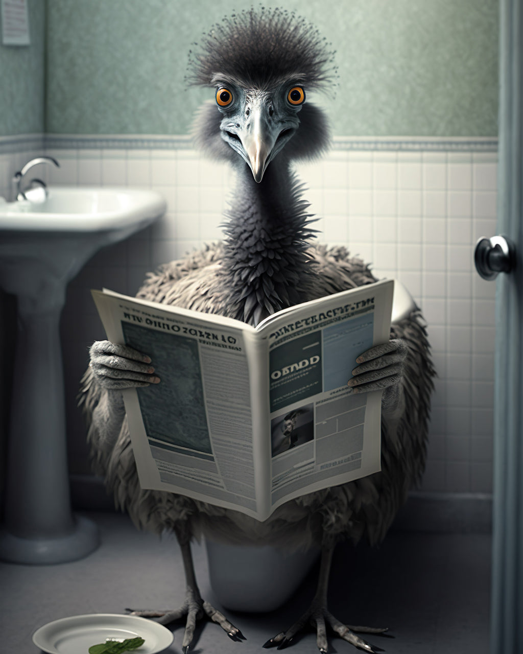 Emu Potty Print