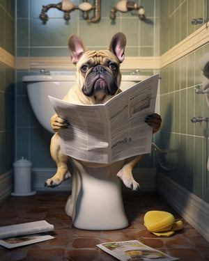 French Bulldog Potty Print