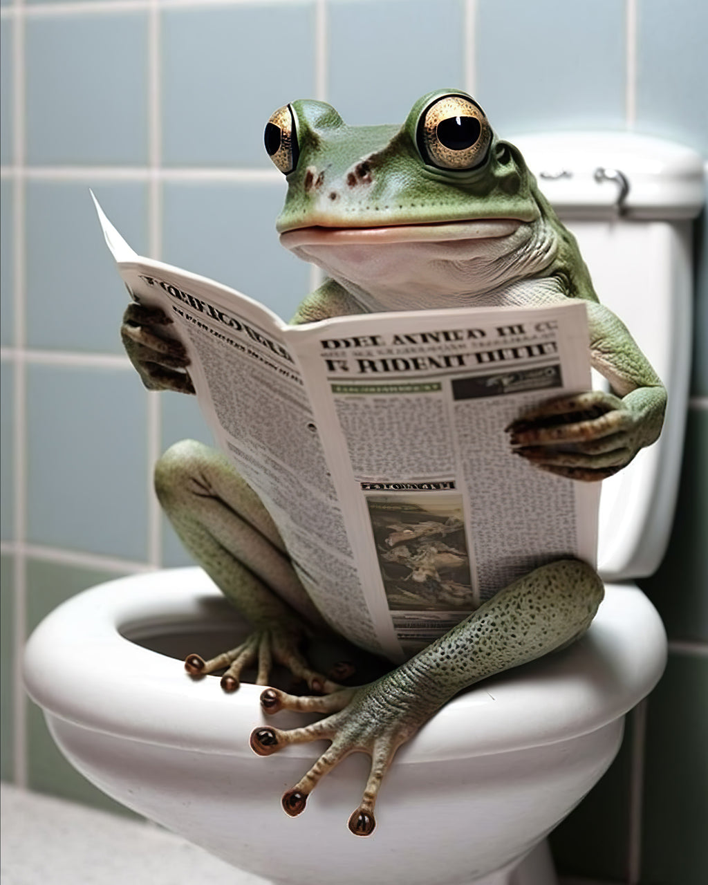 Frog Potty Print