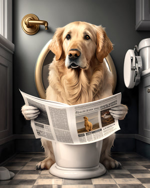 Golden Retriever Potty Print