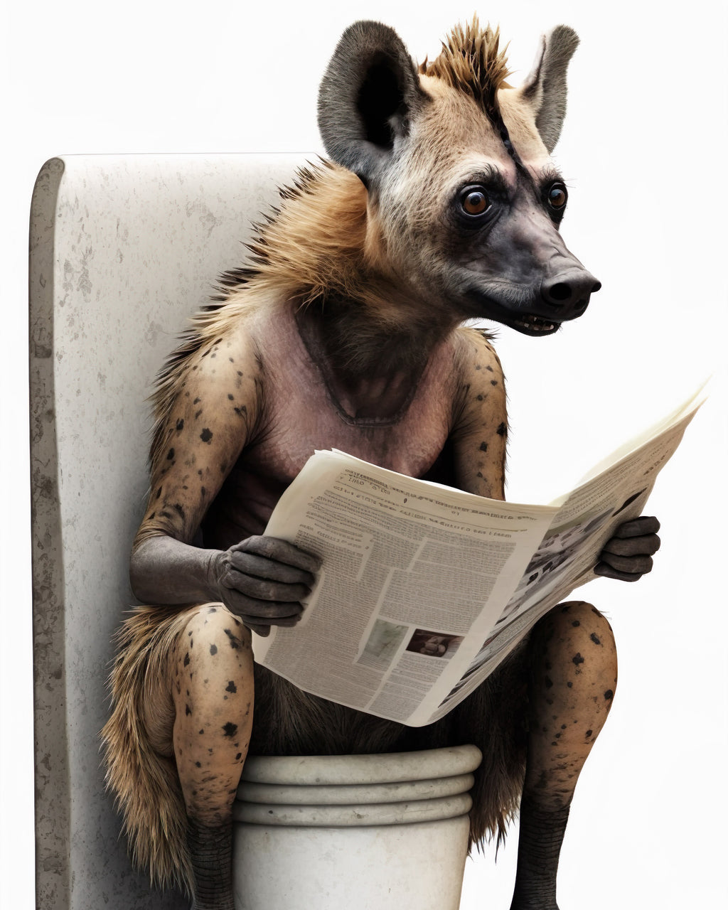 Hyena Potty Print