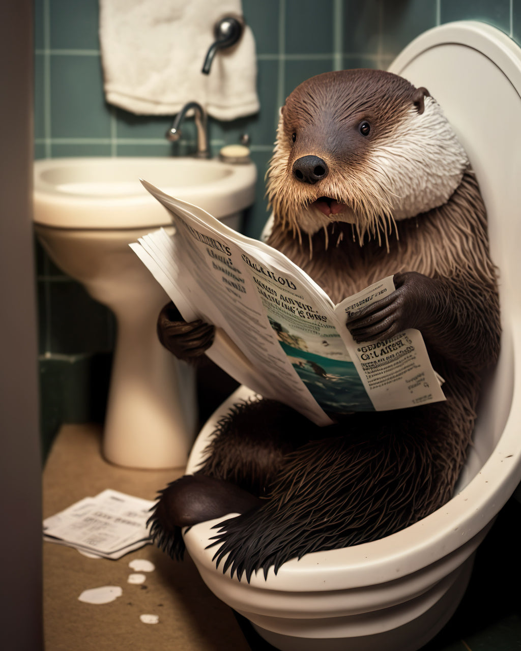 Otter Potty Print