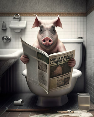 Pig Potty Print