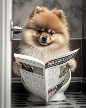 Pomeranian Potty Print