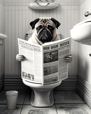 Pug Potty Print