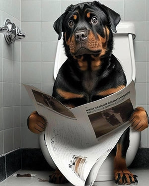 Rottwiler Potty Print