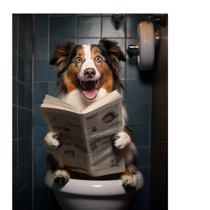 Australian Shepherd Potty Print