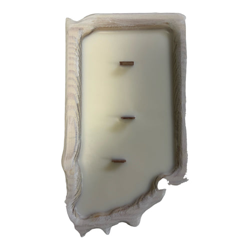 Indiana Dough Bowl Candle – 3 Wood Wicks