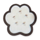 Paw Print Dough Bowl Candle – Dark Stain