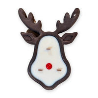 Reindeer Dough Bowl Candle – Dark Stain – 3 Wood Wicks