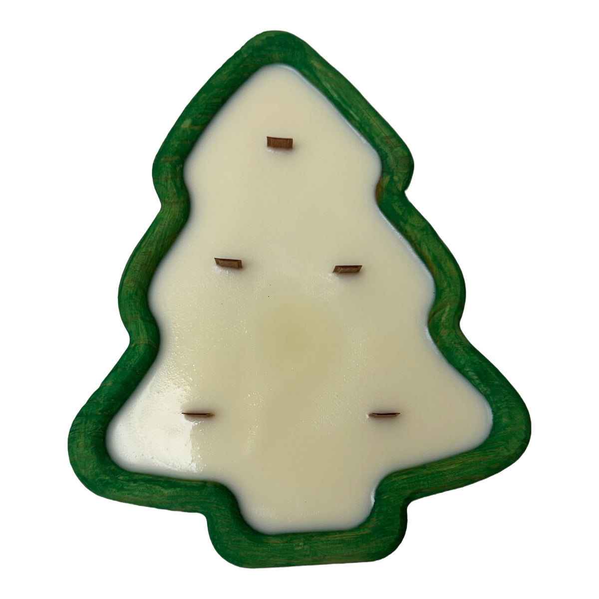 Christmas Tree Dough Bowl Candle