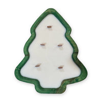 Christmas Tree Dough Bowl Candle