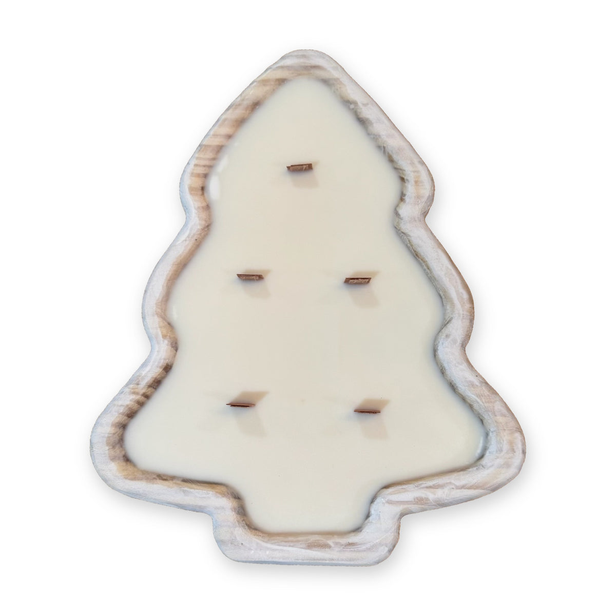 Christmas Tree Dough Bowl Candle