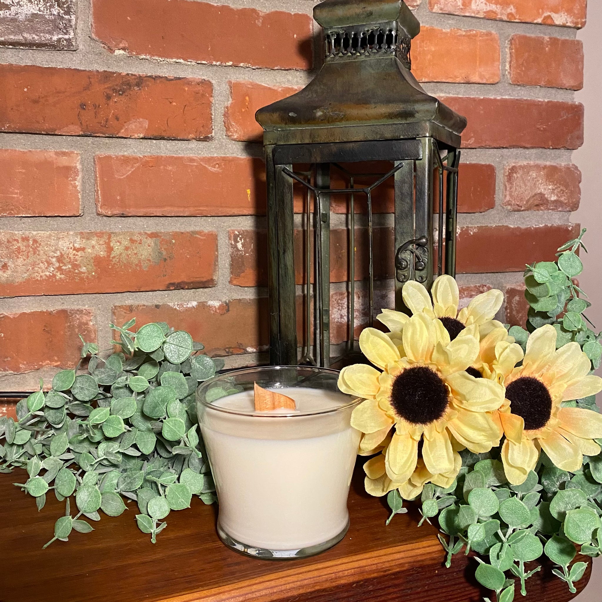 Tapered Glass Candle