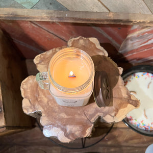 13oz Mason Jar w/Handle Candle