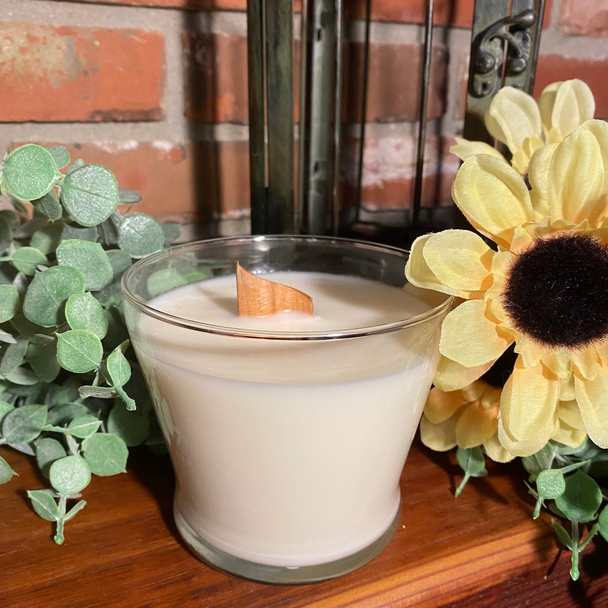 Tapered Glass Candle